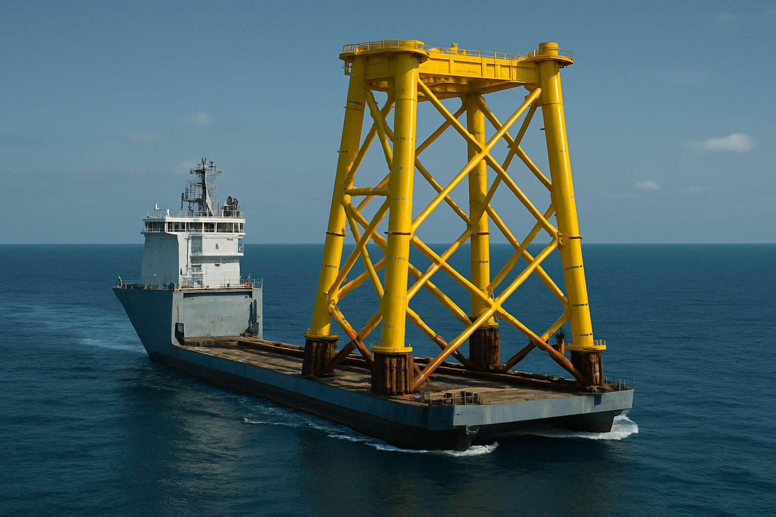 海上风电基础运输